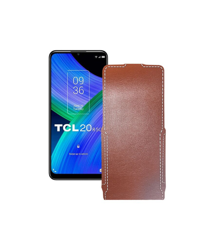 Чохол-флип з екошкіри для телефону TCL TCL 20R 5G (T767H)