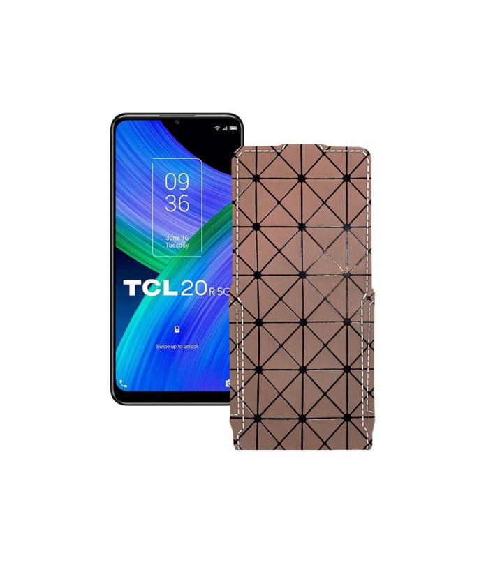 Чохол-флип з екошкіри для телефону TCL TCL 20R 5G (T767H)