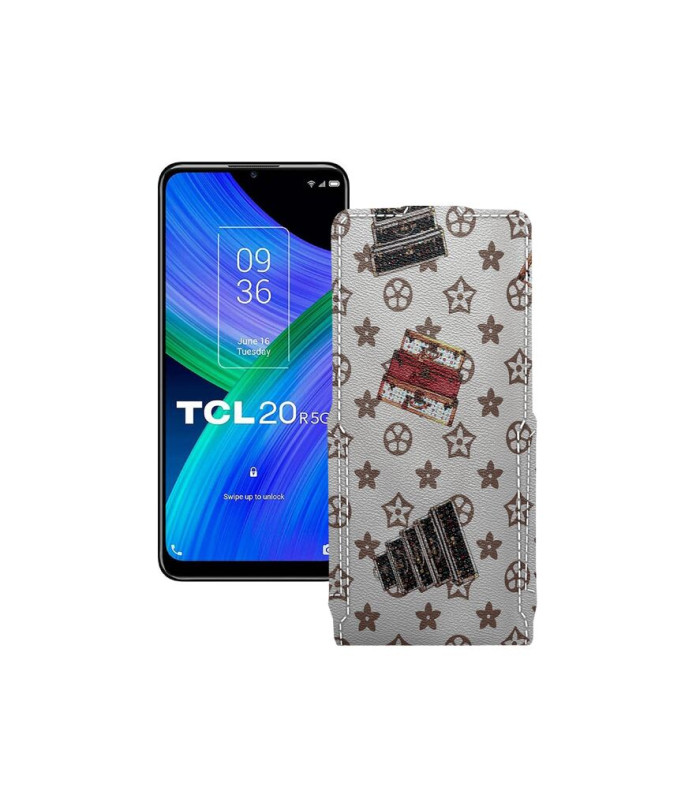 Чохол-флип з екошкіри для телефону TCL TCL 20R 5G (T767H)