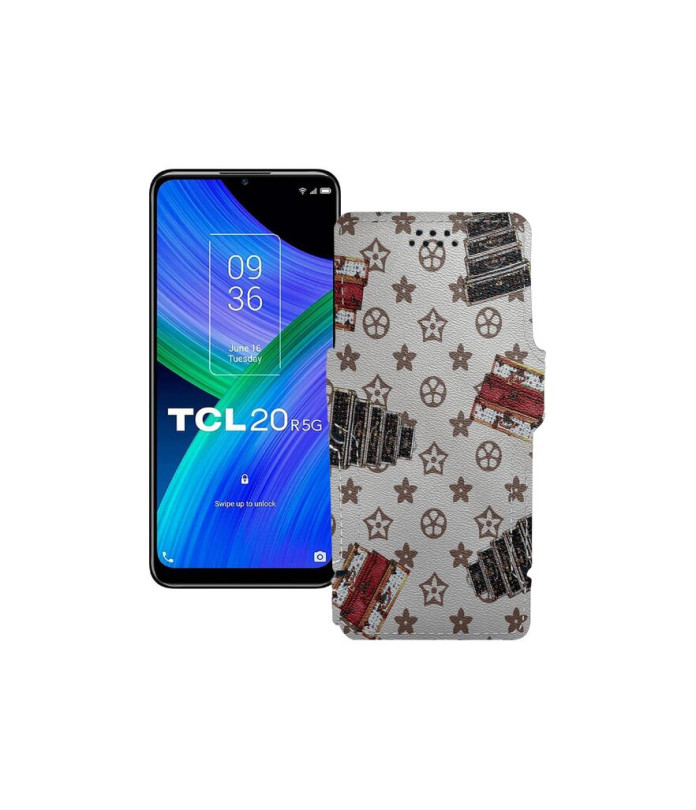 Чохол-книжка з екошкіри для телефону TCL TCL 20R 5G (T767H)