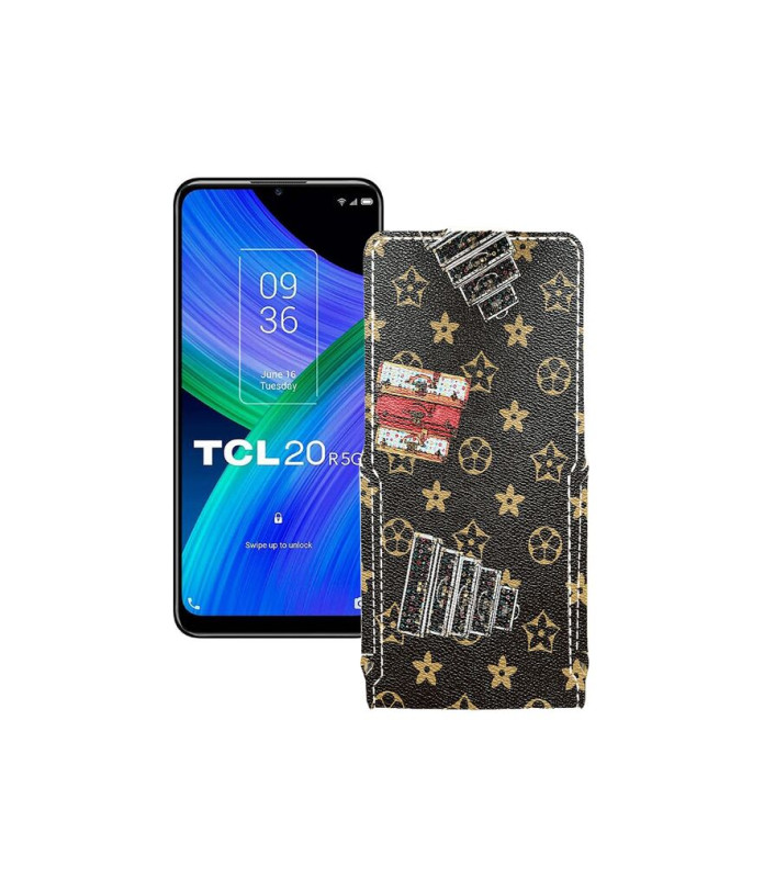 Чохол-флип з екошкіри для телефону TCL TCL 20R 5G (T767H)