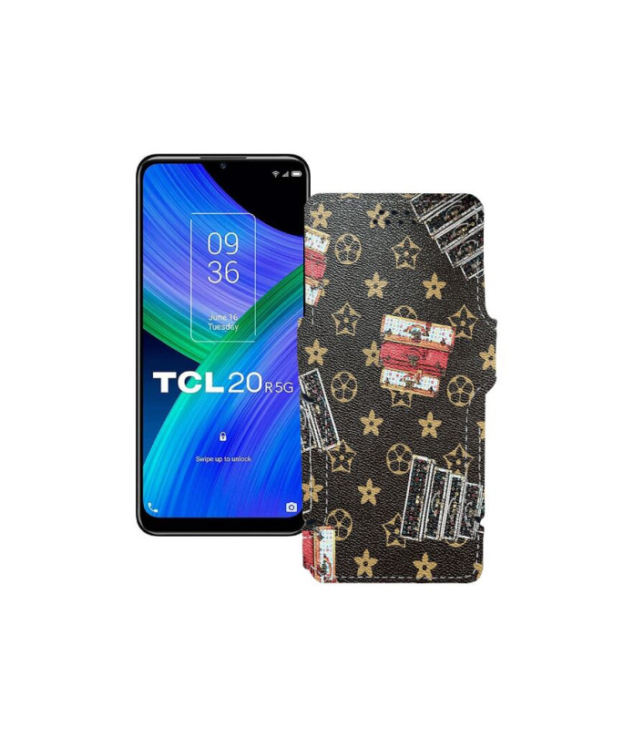 Чохол-книжка з екошкіри для телефону TCL TCL 20R 5G (T767H)