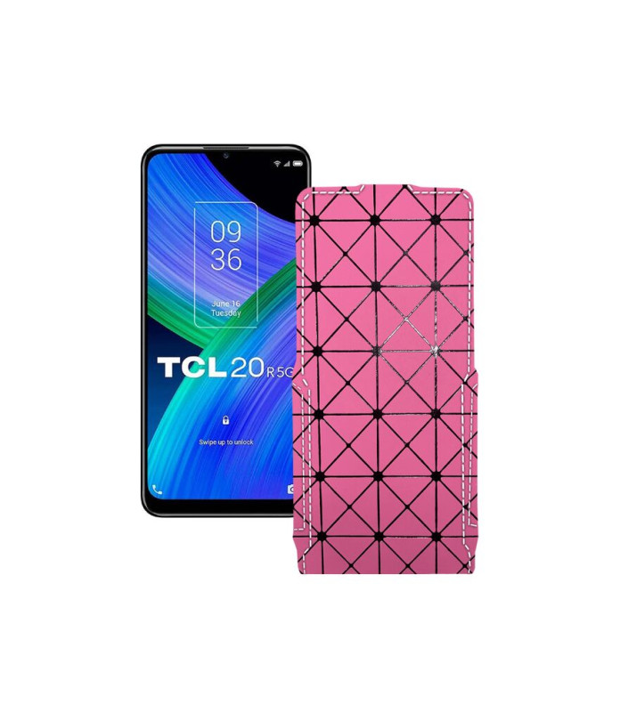 Чохол-флип з екошкіри для телефону TCL TCL 20R 5G (T767H)