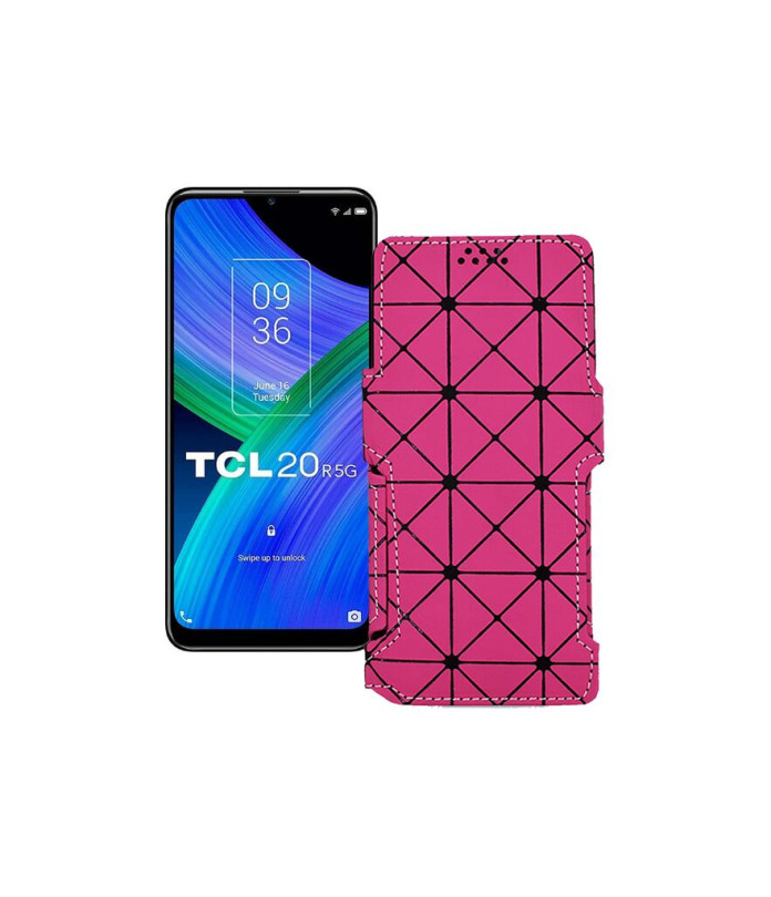 Чохол-книжка з екошкіри для телефону TCL TCL 20R 5G (T767H)