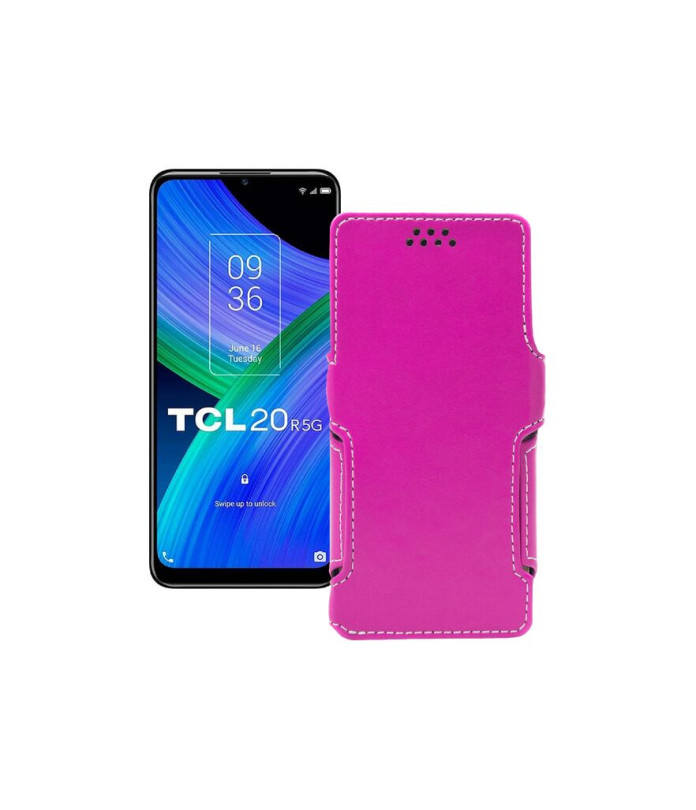 Чохол-книжка з екошкіри для телефону TCL TCL 20R 5G (T767H)