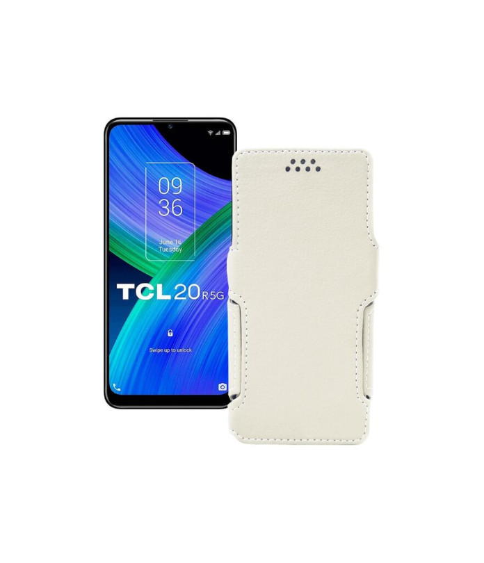 Чохол-книжка з екошкіри для телефону TCL TCL 20R 5G (T767H)