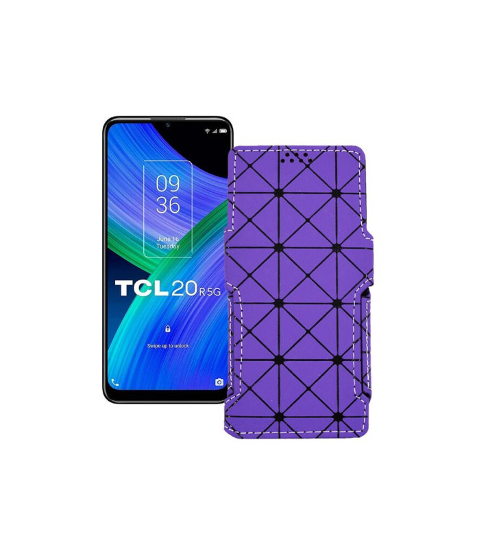 Чохол-книжка з екошкіри для телефону TCL TCL 20R 5G (T767H)