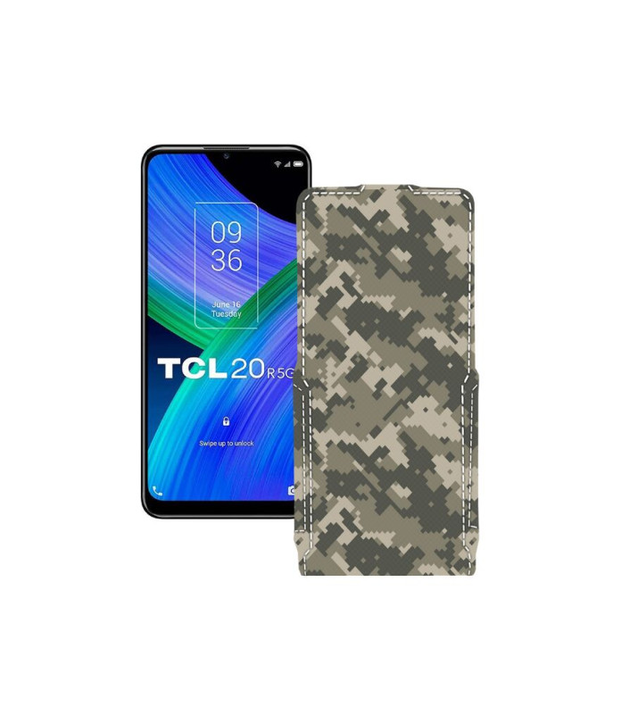 Чохол-флип з екошкіри для телефону TCL TCL 20R 5G (T767H)