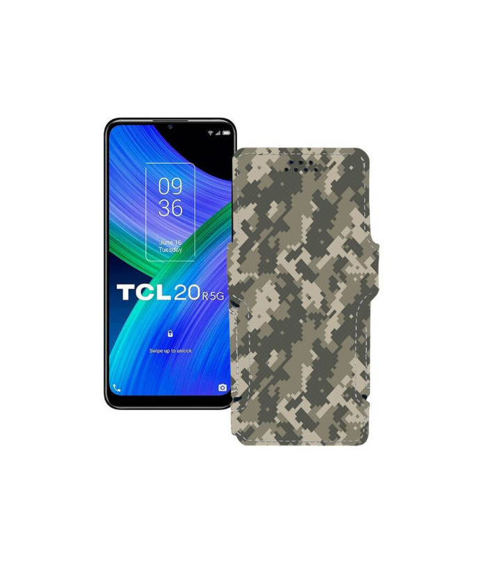 Чохол-книжка з екошкіри для телефону TCL TCL 20R 5G (T767H)