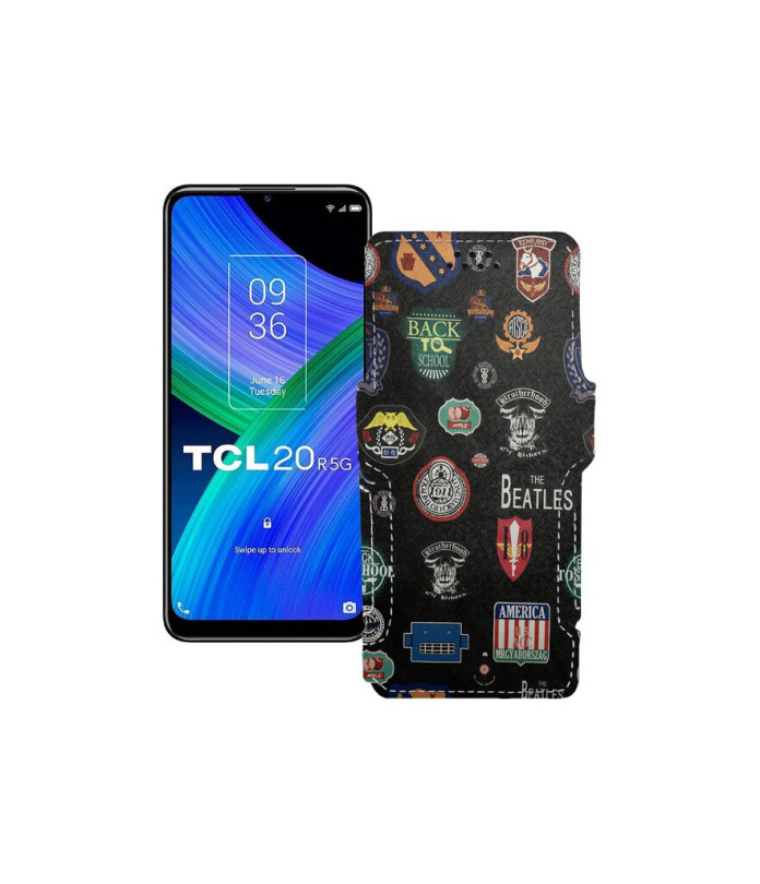 Чохол-книжка з екошкіри для телефону TCL TCL 20R 5G (T767H)