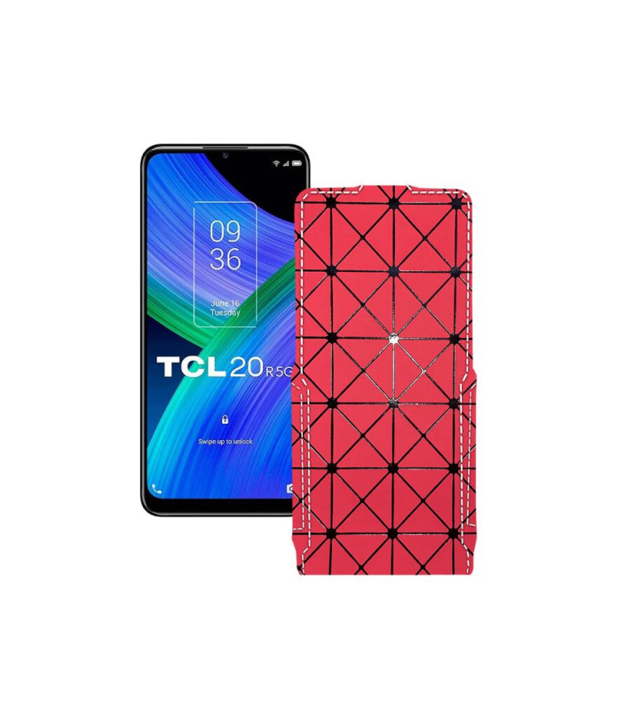 Чохол-флип з екошкіри для телефону TCL TCL 20R 5G (T767H)