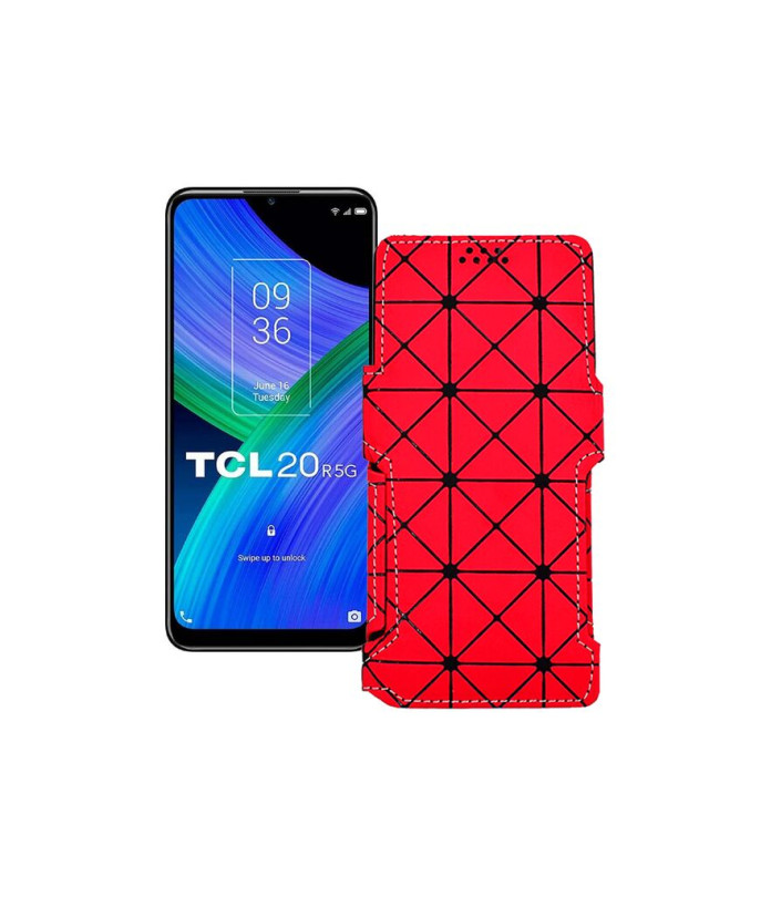 Чохол-книжка з екошкіри для телефону TCL TCL 20R 5G (T767H)