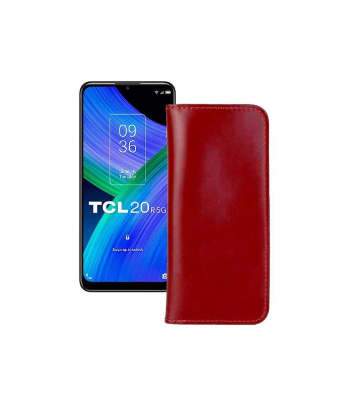 Портмоне з шкіри для телефону TCL TCL 20R 5G (T767H)