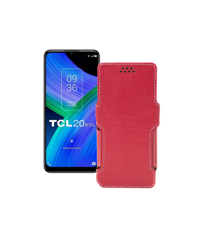 Чохол-книжка з екошкіри для телефону TCL TCL 20R 5G (T767H)