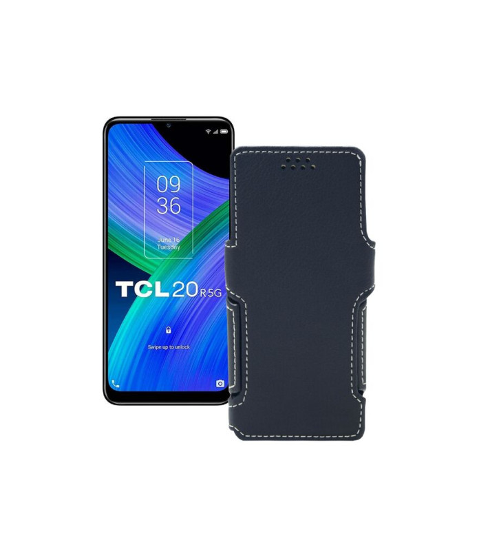 Чохол-книжка з екошкіри для телефону TCL TCL 20R 5G (T767H)