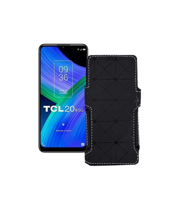 Чохол-книжка з екошкіри для телефону TCL TCL 20R 5G (T767H)