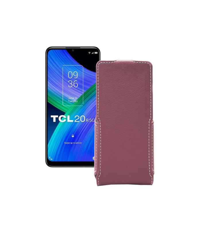 Чохол-флип з екошкіри для телефону TCL TCL 20R 5G (T767H)