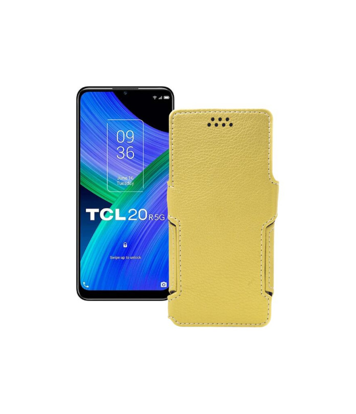 Чохол-книжка з екошкіри для телефону TCL TCL 20R 5G (T767H)