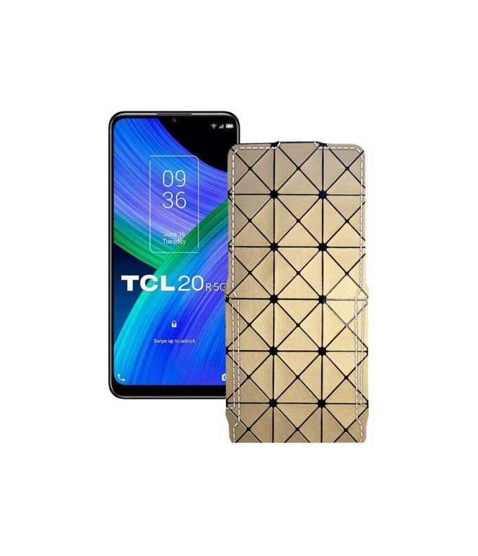 Чохол-флип з екошкіри для телефону TCL TCL 20R 5G (T767H)