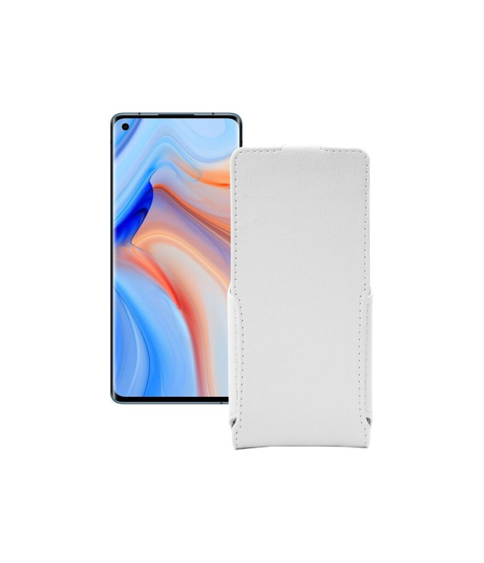 Чохол-флип з екошкіри для телефону OPPO Reno 4 5G