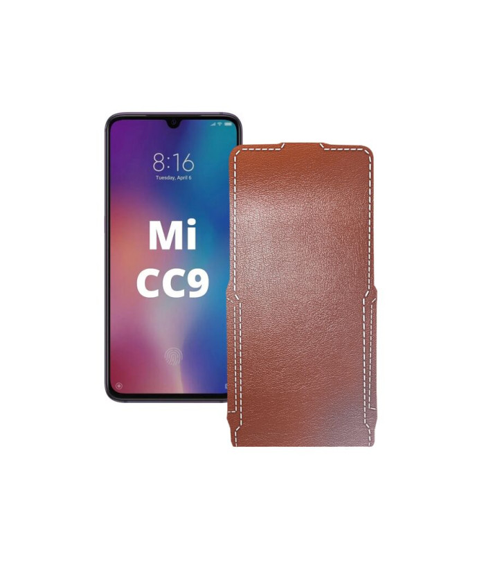 Чохол-флип з екошкіри для телефону Xiaomi Mi CC9