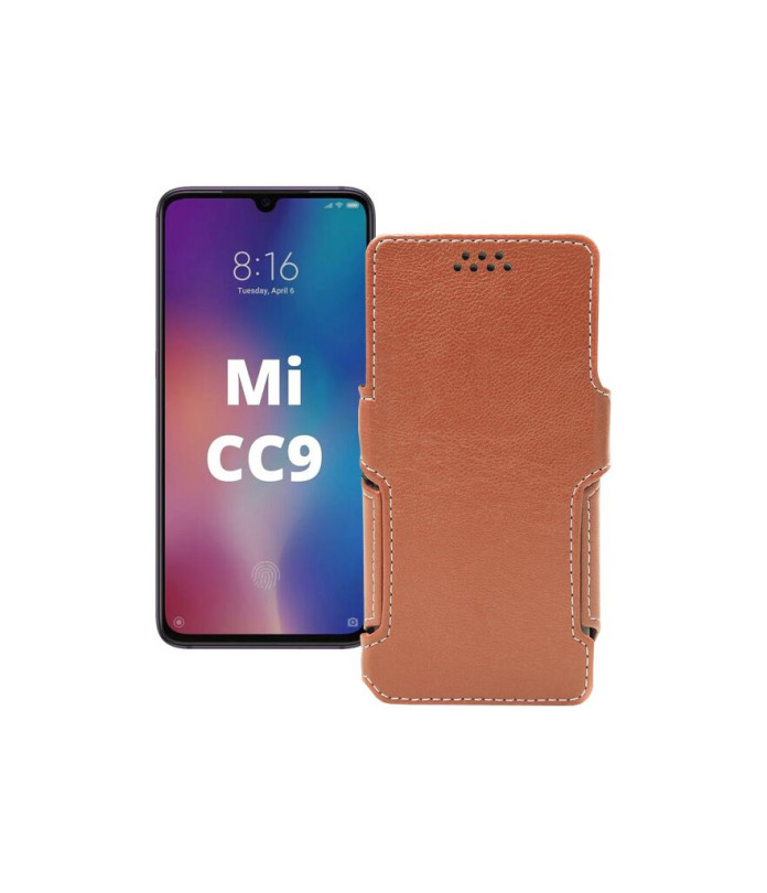 Чохол-книжка з екошкіри для телефону Xiaomi Mi CC9