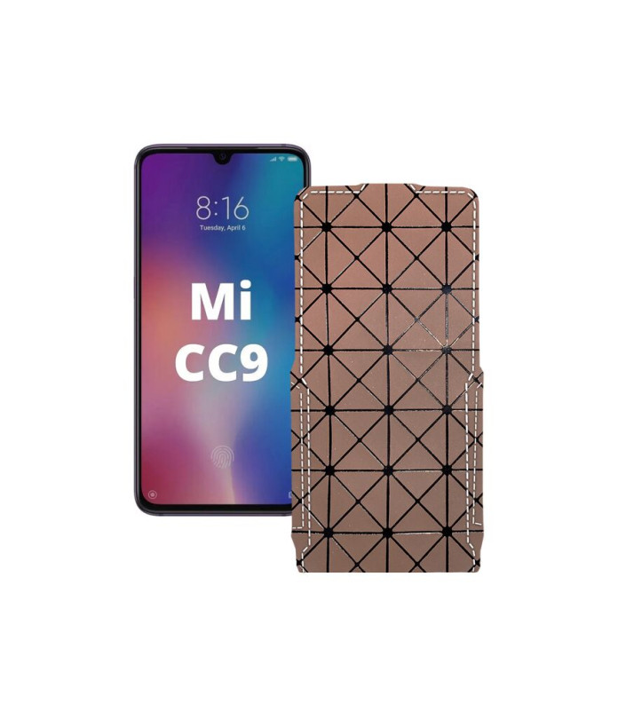 Чохол-флип з екошкіри для телефону Xiaomi Mi CC9