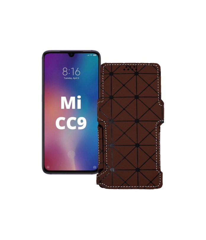 Чохол-книжка з екошкіри для телефону Xiaomi Mi CC9