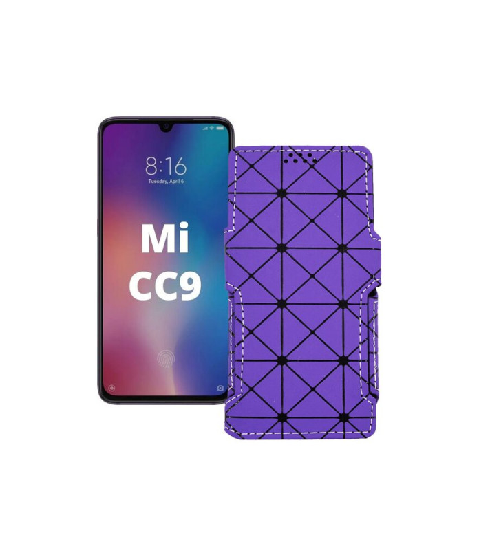 Чохол-книжка з екошкіри для телефону Xiaomi Mi CC9