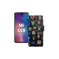 Чохол-книжка з екошкіри для телефону Xiaomi Mi CC9