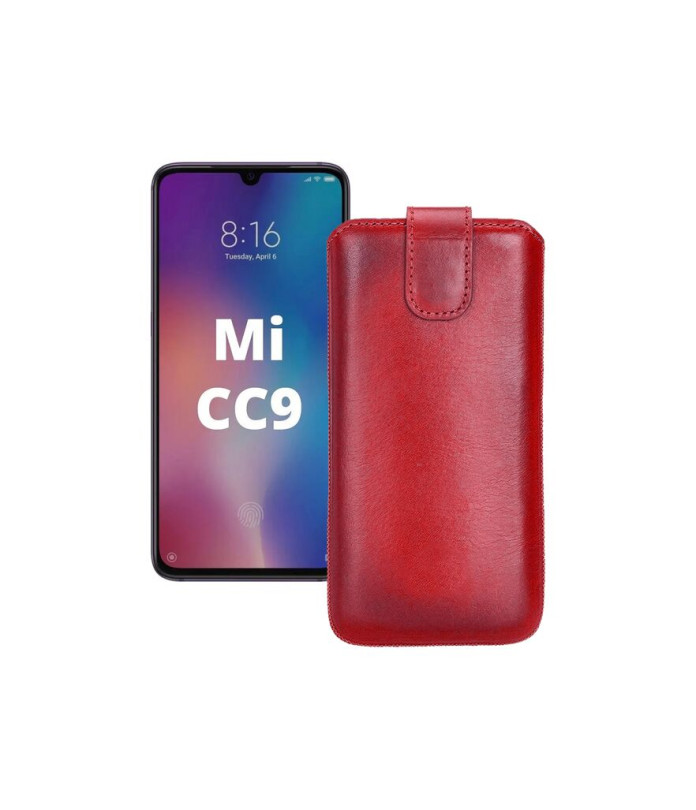 Витяжка з екошкіри для телефону Xiaomi Mi CC9