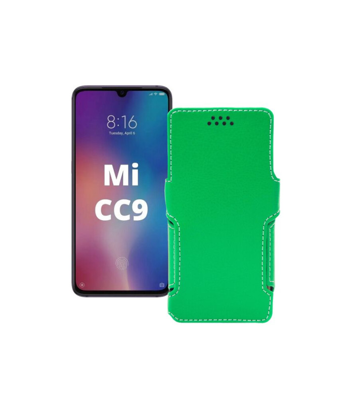 Чохол-книжка з екошкіри для телефону Xiaomi Mi CC9