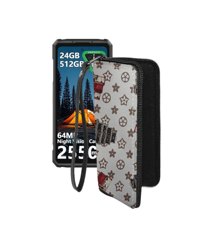 Чохол-гаманець з екошкіри для телефону Ulefone Armor 33