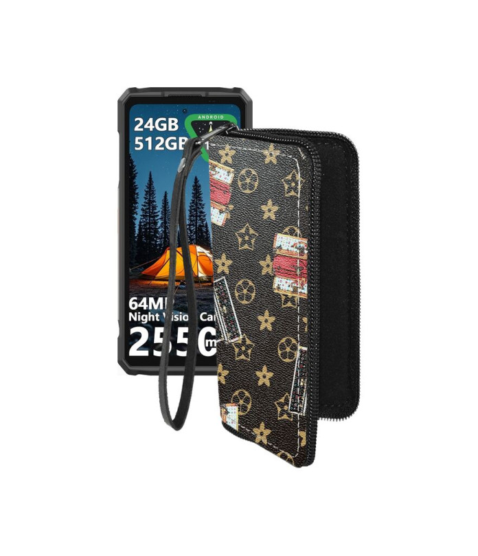 Чохол-гаманець з екошкіри для телефону Ulefone Armor 33