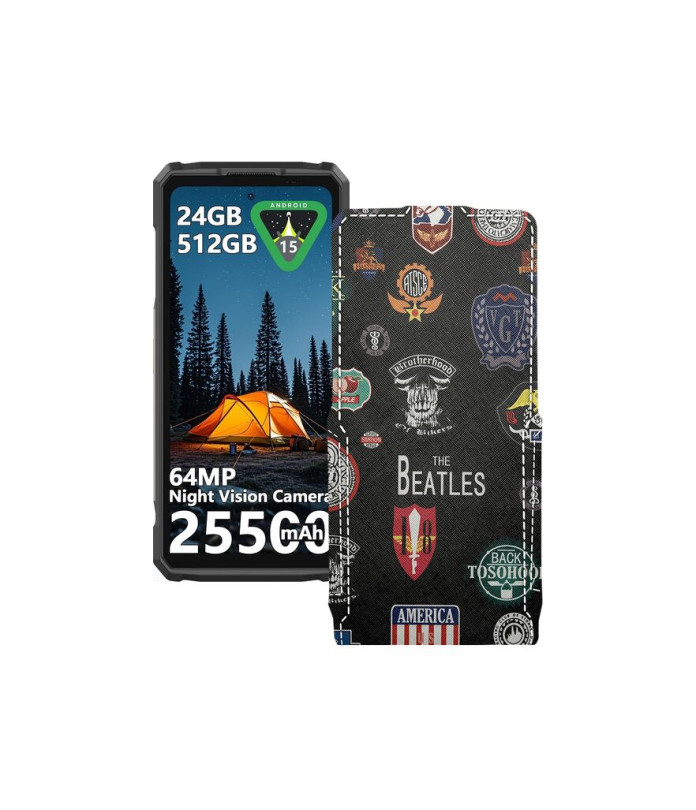 Чохол-флип з екошкіри для телефону Ulefone Armor 33