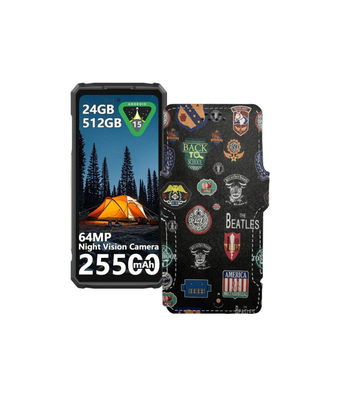 Чохол-книжка з екошкіри для телефону Ulefone Armor 33