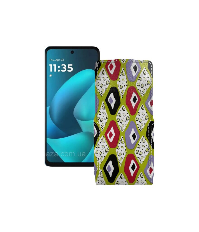 Чохол-флип з екошкіри для телефону Motorola Moto G57 Power
