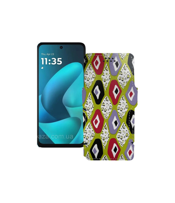 Чохол-книжка з екошкіри для телефону Motorola Moto G57 Power