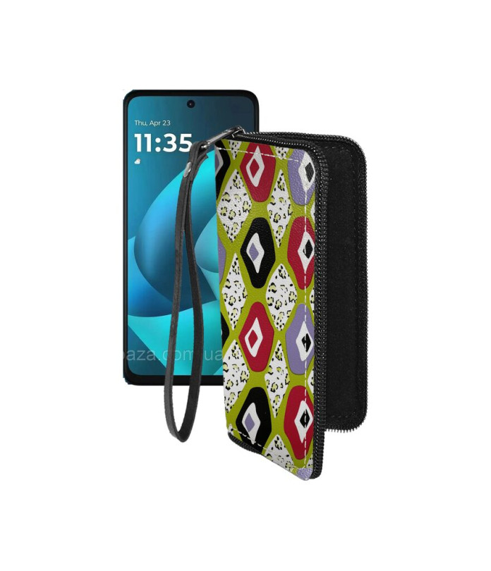 Чохол-гаманець з екошкіри для телефону Motorola Moto G57 Power