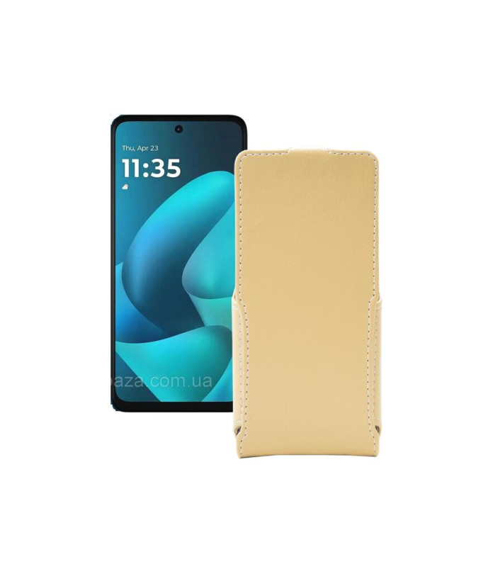 Чохол-флип з екошкіри для телефону Motorola Moto G57 Power