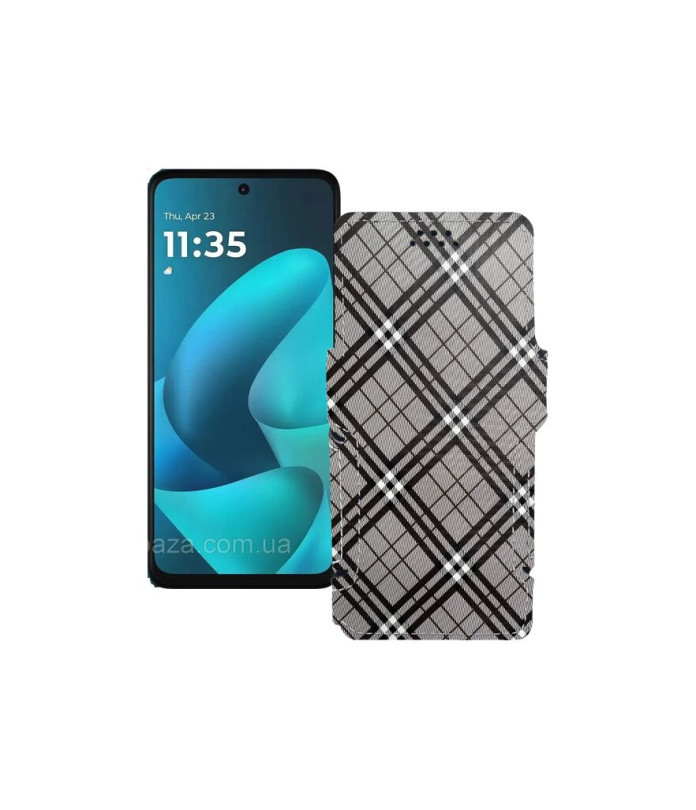 Чохол-книжка з екошкіри для телефону Motorola Moto G57 Power