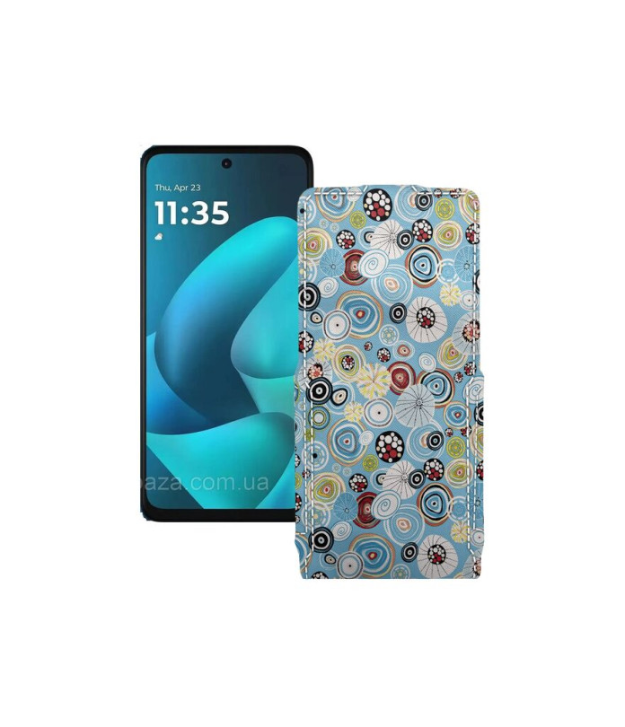 Чохол-флип з екошкіри для телефону Motorola Moto G57 Power