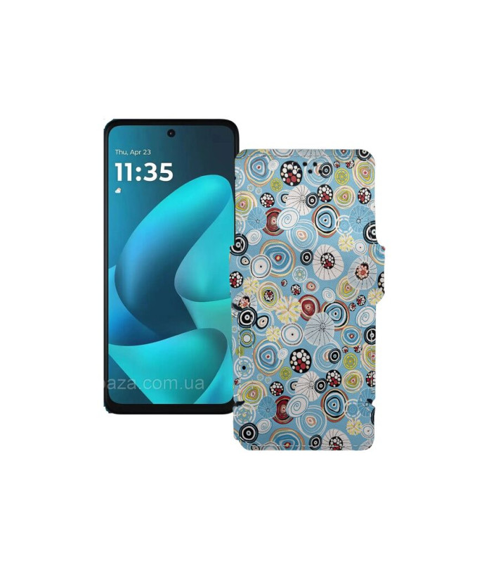 Чохол-книжка з екошкіри для телефону Motorola Moto G57 Power