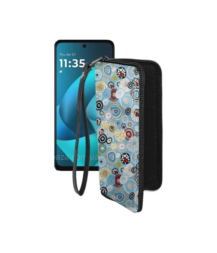 Чохол-гаманець з екошкіри для телефону Motorola Moto G57 Power