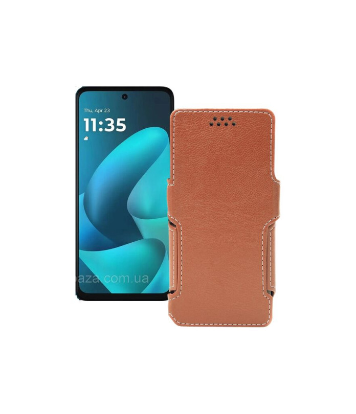 Чохол-книжка з екошкіри для телефону Motorola Moto G57 Power