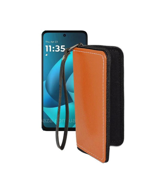 Чохол-гаманець з екошкіри для телефону Motorola Moto G57 Power