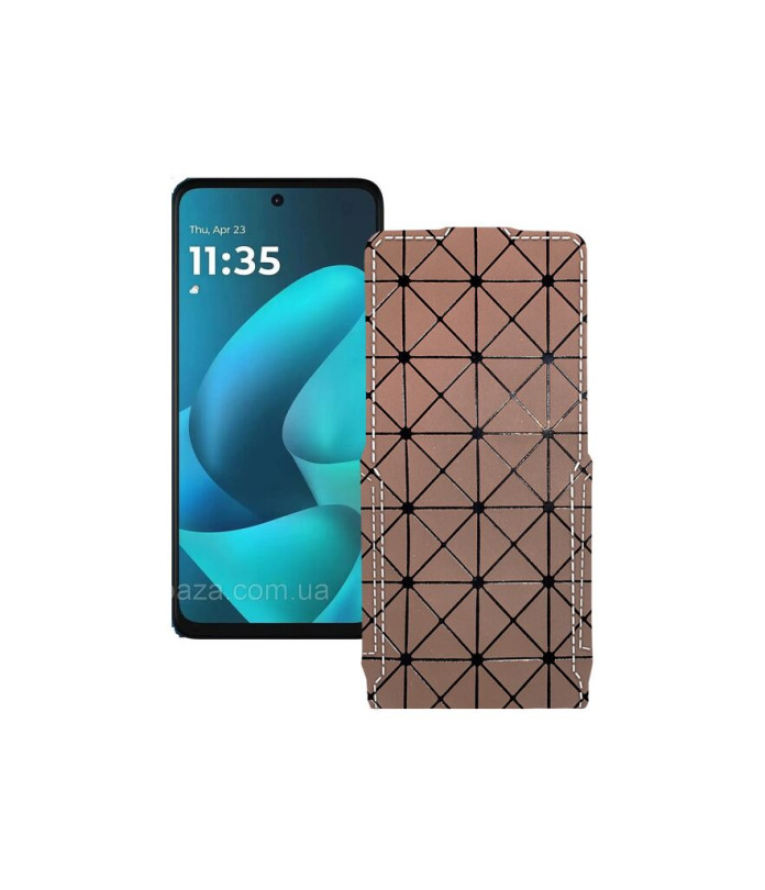Чохол-флип з екошкіри для телефону Motorola Moto G57 Power
