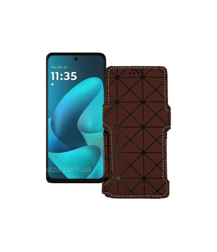 Чохол-книжка з екошкіри для телефону Motorola Moto G57 Power