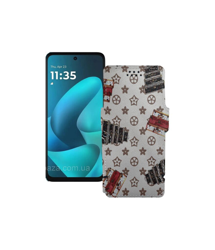 Чохол-книжка з екошкіри для телефону Motorola Moto G57 Power