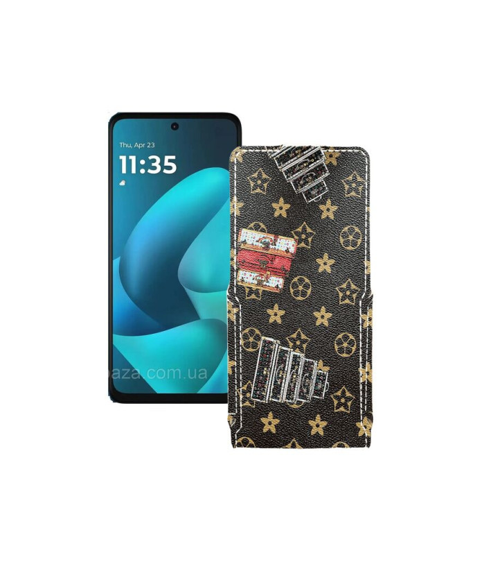 Чохол-флип з екошкіри для телефону Motorola Moto G57 Power